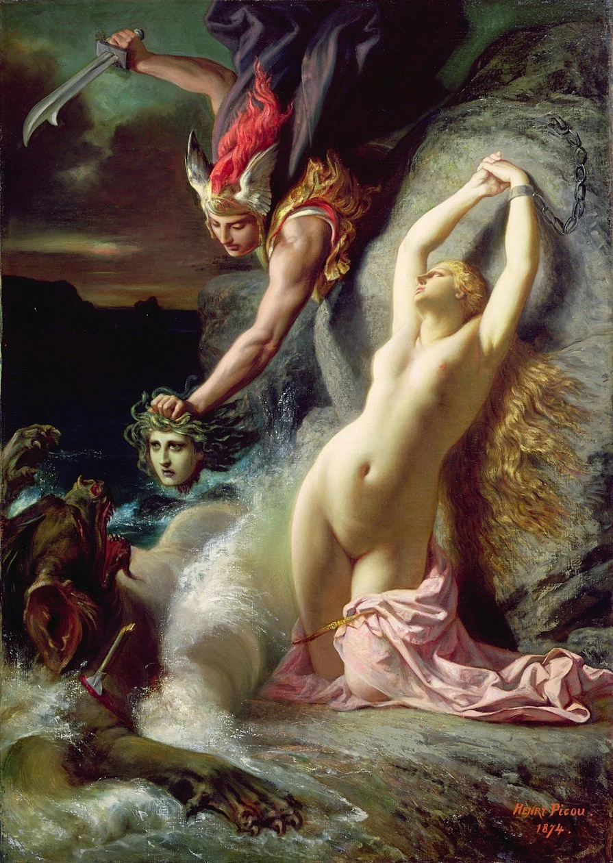 Andromeda incatenata a una roccia - 1874
